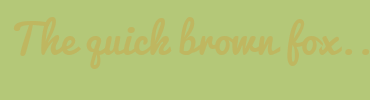 Image with Font Color BFB760 and Background Color B4C878